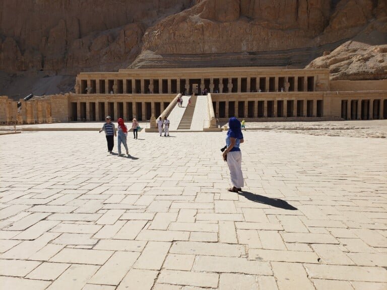 Mortuary Temple of Hatshepsut Deir El Bahri in Egypt