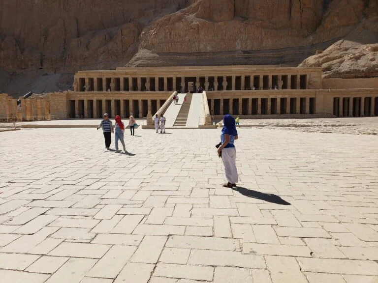 Mortuary Temple of Hatshepsut Deir El Bahri in Egypt