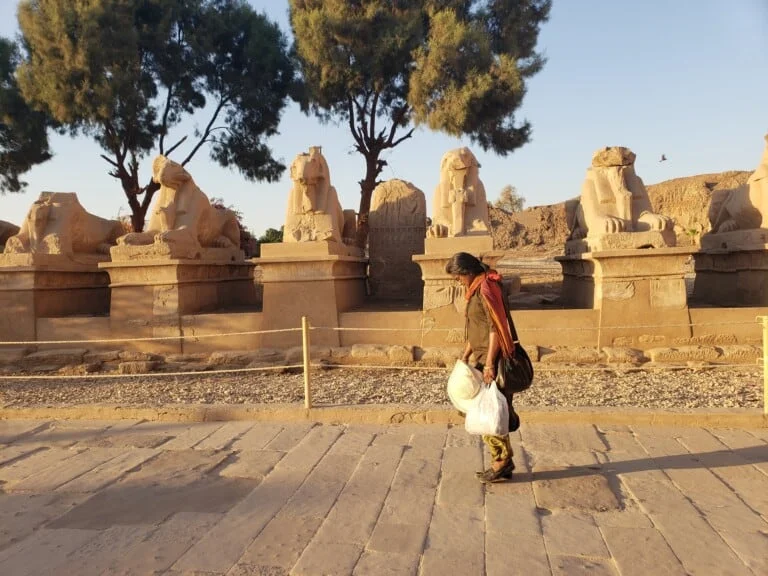 Avenue of Sphinxes at Karnak Temple Luxor