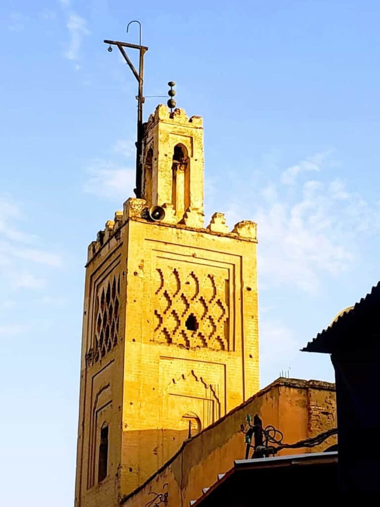 Marrakech Medina Architecture and skyline