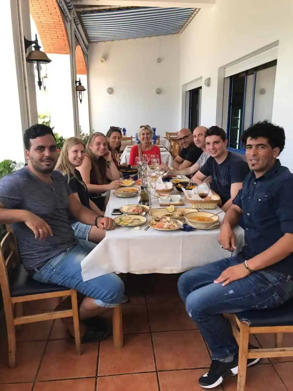 Local drivers with a small group tour