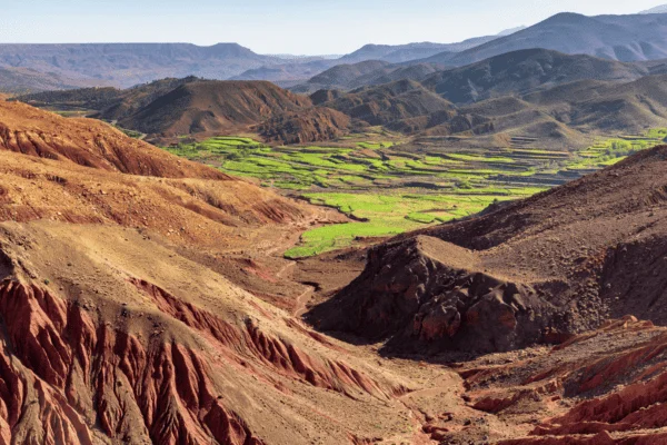 Magnificent view of the Atlas Mountains Morocco