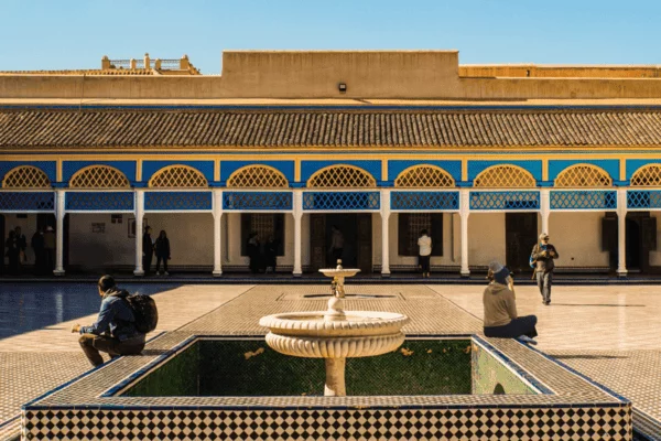Bahia Palace Courtyard in Marrakech