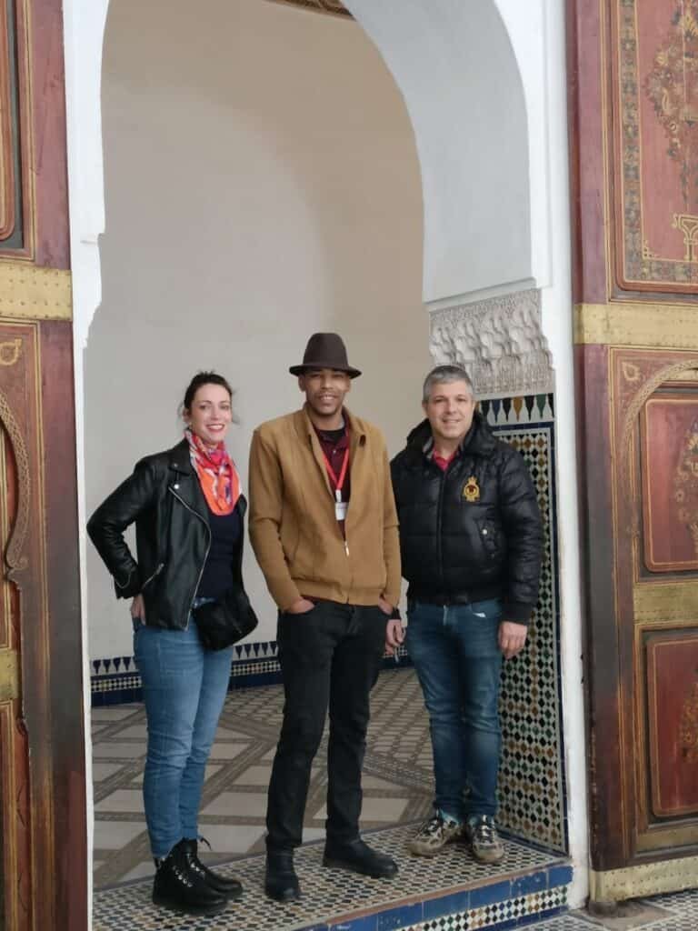 A Moroccam guide on the historic monuments tour