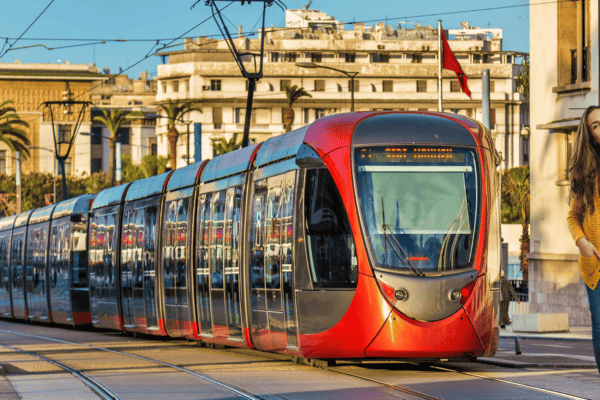 Local Train in Casablanca, Morocco