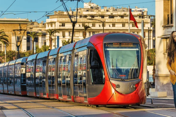 Local Train in Casablanca, Morocco