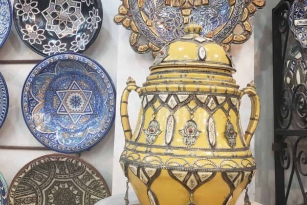 Fes Traditional Pottery artisanal factory