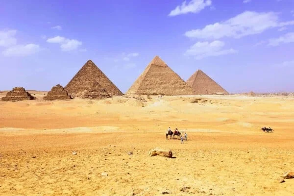 Great Pyramids of Giza photo banner