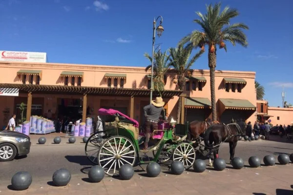 A view of Marrakech, Morocco