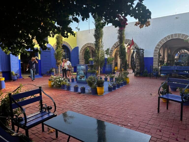 Artistic shops inside the Medina Medina of Essaouira