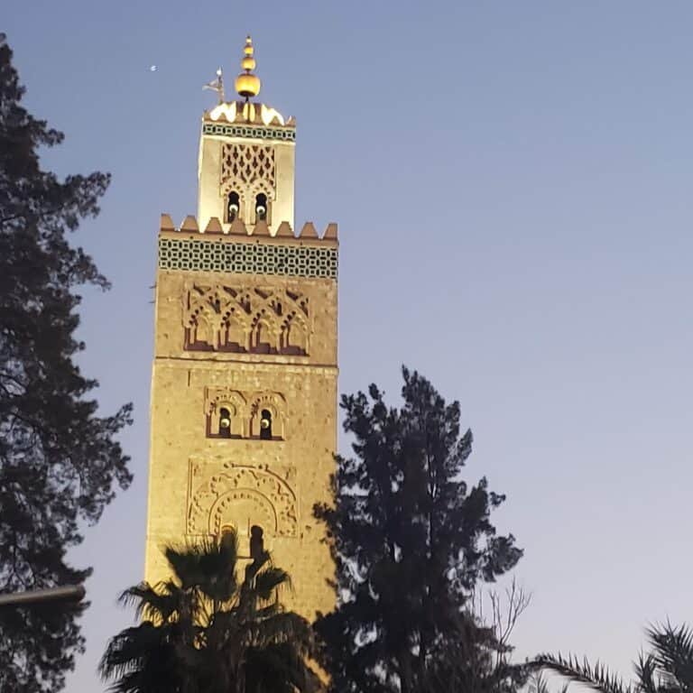 La koutoubia mosque in marrakech, Morocco