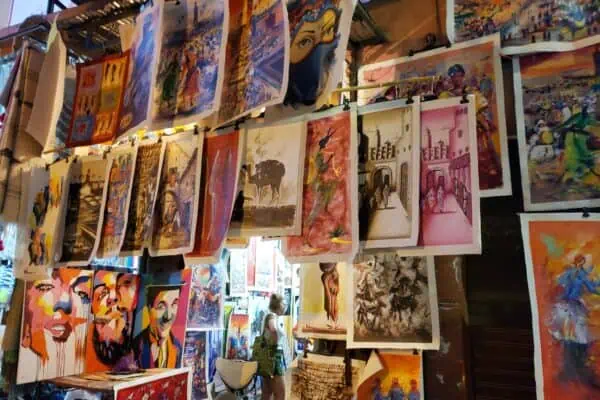 Marrakech's Street Art display