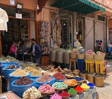 Spice shop in Marrakech's medina