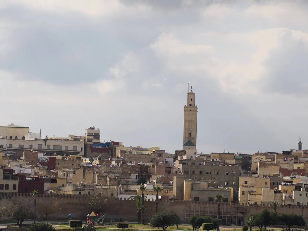 Panoramic view of Meknes